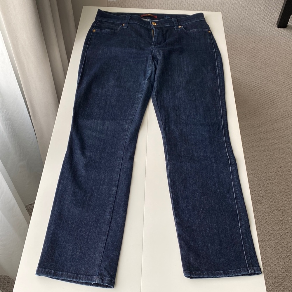7 For All Man Kind Slim Straight Jeans